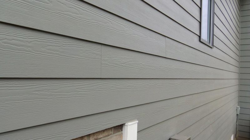 Fiber Cement Siding Close-Up